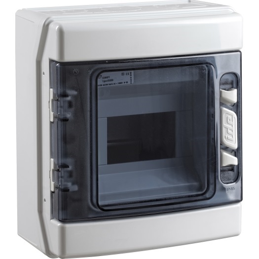 EKONT kleinverdeler IP65 1 x 4, 231 x 166 x 113 mm