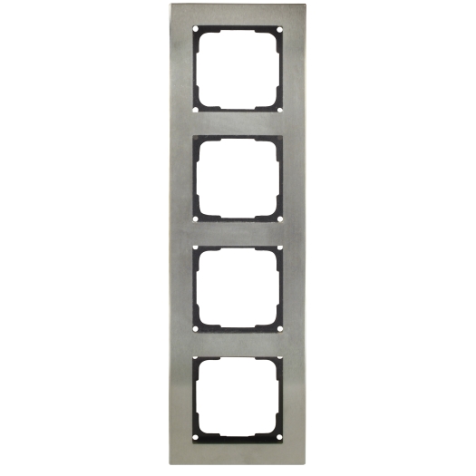 OPUS 55 Fusion edelstalen afdekraam 4-voudig zwart