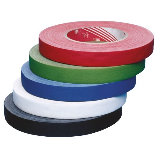 Textielplakband 10 m zw. wt, ro, bl, gn Textielplakband 10 m zw. wt, ro, bl, gn