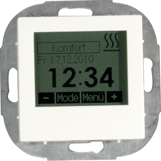 OPUS® 1 elektronische kamertemperatuurregelaar, tijdbestuurd helder wit