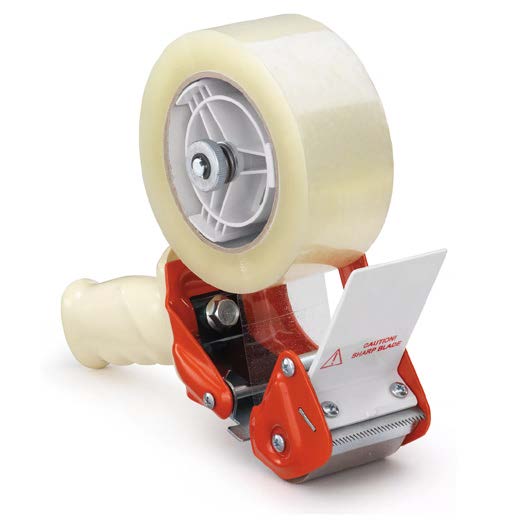 Plakband handafroller met rolrem, voor 50 mm plakbandbreedte