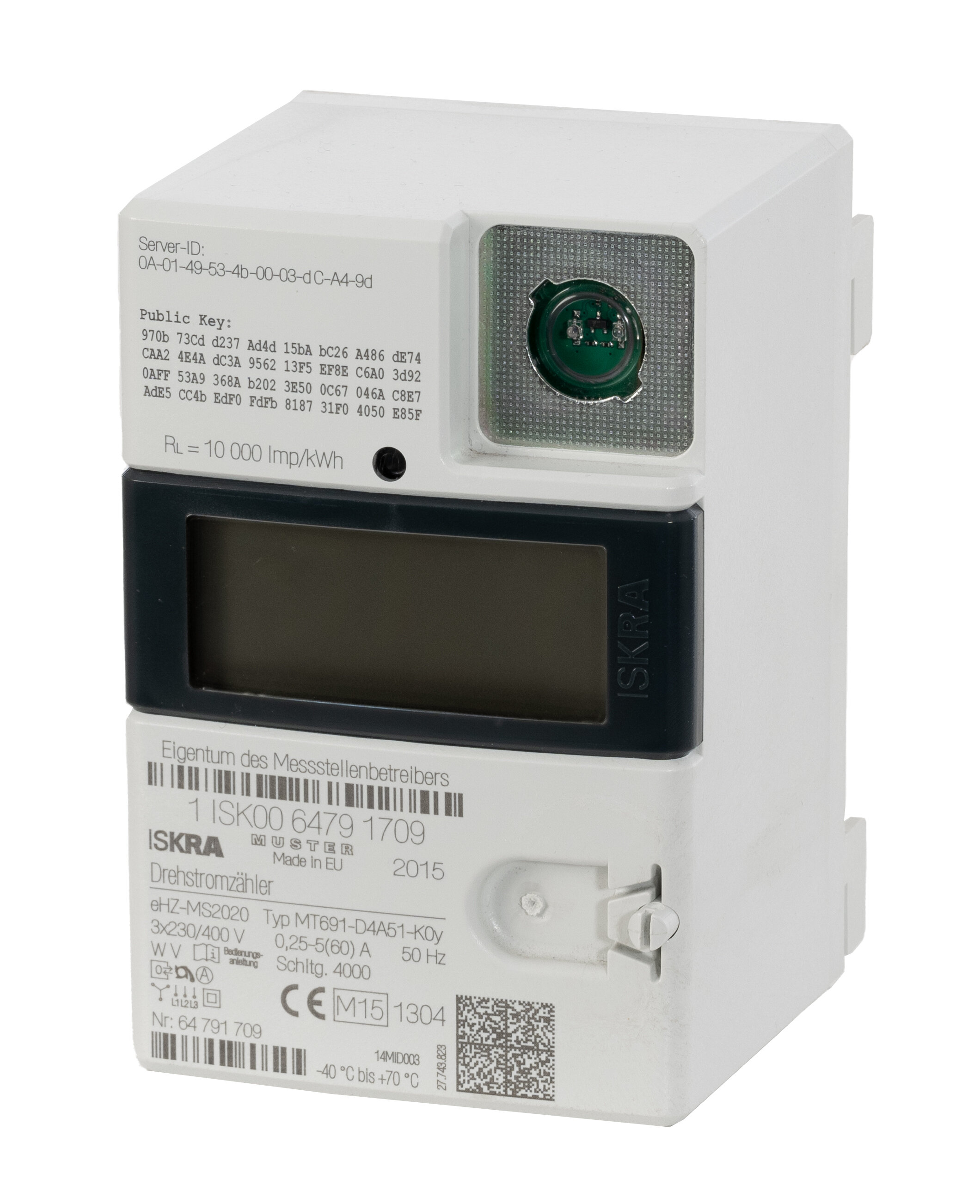 KDK COUNT-eHZ Elektronische huishoudelijke meter, 5(60)A, MID KDK COUNT-eHZ Elektronische huishoudelijke meter, 5(60)A, MID