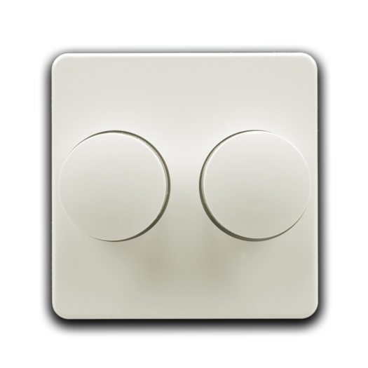 OPUS 1 afdekking voor duo dimmer helder wit