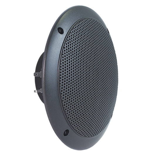Breedbandluidspreker 4 Ohm voor vochtige ruimtes Ø 16 cm, 4 Ohm zwart