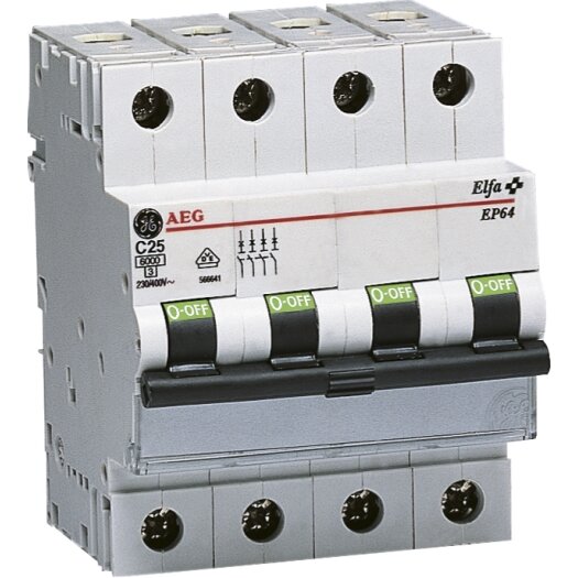 AEG Installatieautomaat B16 3P+N "EP 63 N" (krachtgroep)