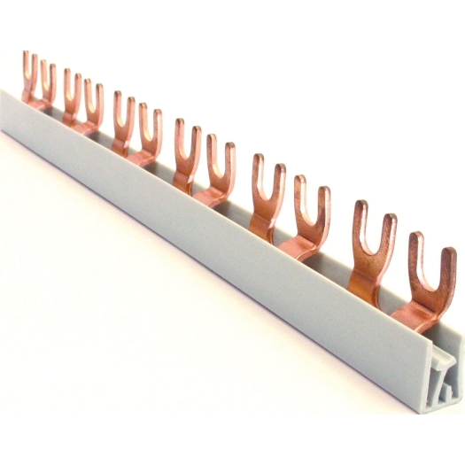 2-fasen vorkrail, L-uitvoering, open 28 x 2 polen, 1016 mm lang
