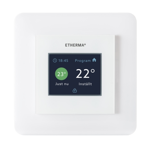 eTOUCH ECO Inb. thermost. touch & weekprogr. Wit 5