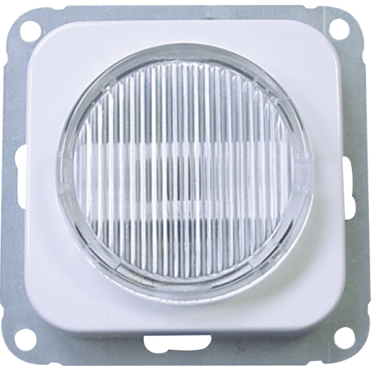 OPUS® 1 lichtsignaal met transparante kap alpinewit