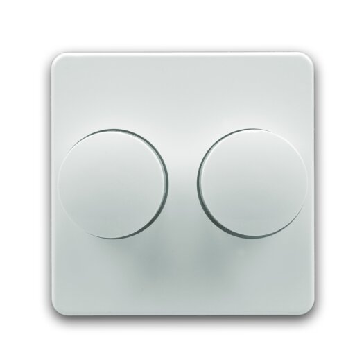 OPUS 1 afdekking voor duo dimmer alpinewit
