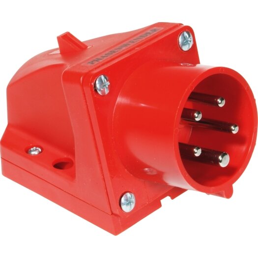 SIROX® CEE-wandapparaatstekker IP 44, 5-polig, 400 V, 6 h 16A, met faseomkeerschakeling