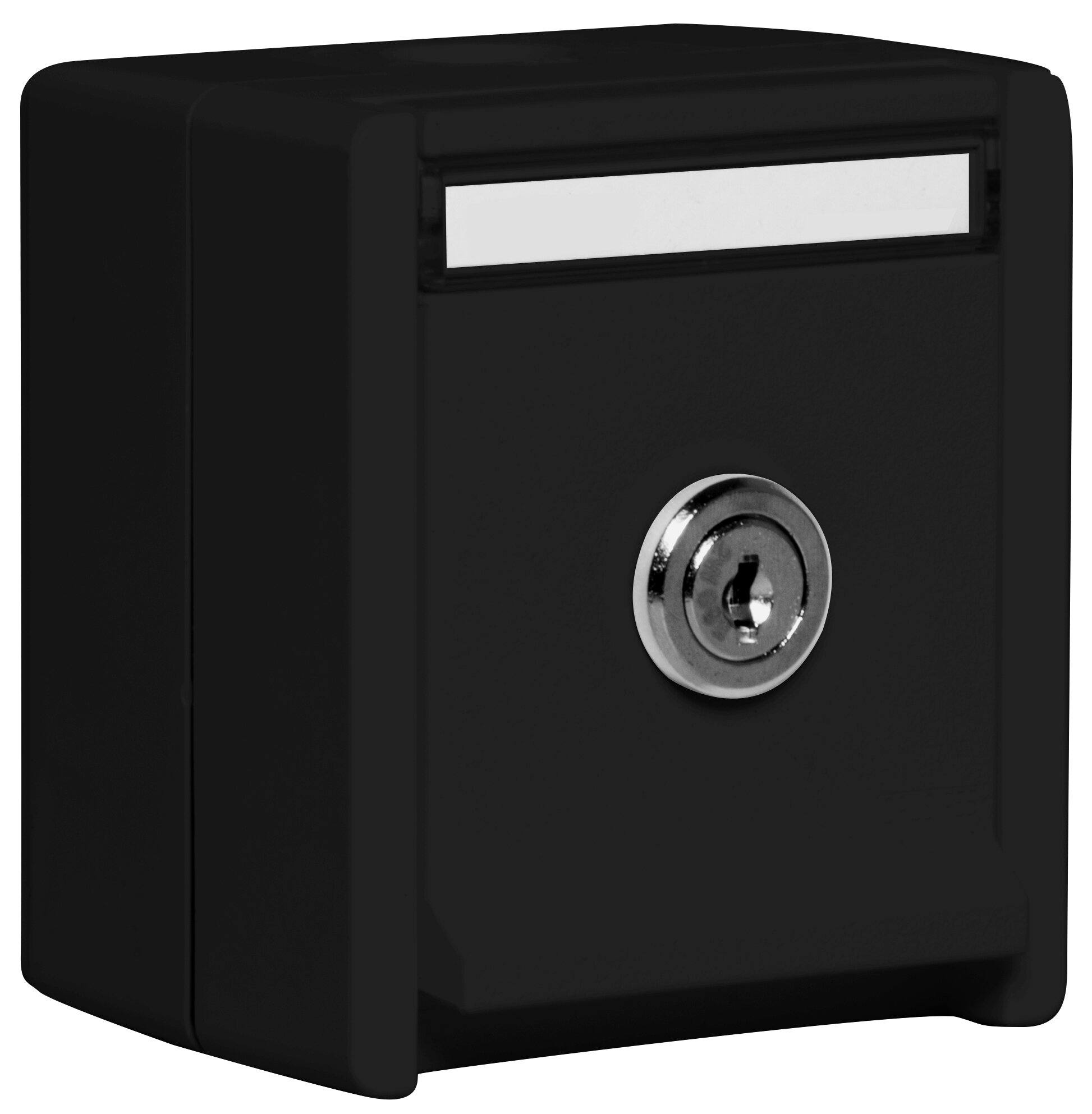 OPUS RESIST geaarde contactdoos enkel met slot sleutel "4" zwart