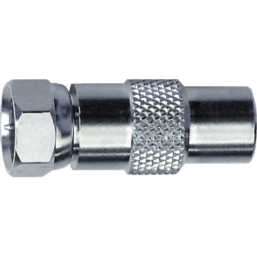 F-IEC-coaxiaal-adapter CFA 10, F-stekker op IEC-coaxstekker