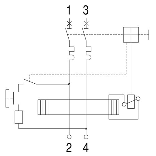 FILSB16/0,03-2 FI-LS COMBINAT ION 2P