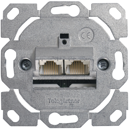 Aansluitdoos AMJ45 8/8 K Up/0 Cat.6A(IEC) zonder centrale plaat