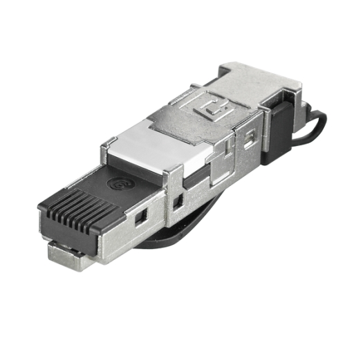 RJ45-stekker zonder gereedschap, Cat.6A / KlasseEA (ISO/IEC 11801 2010), 8-draads, 4-a