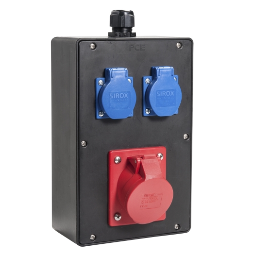 VOTHA® rubber wandverdeler - bedraad "GERLOS" CEE