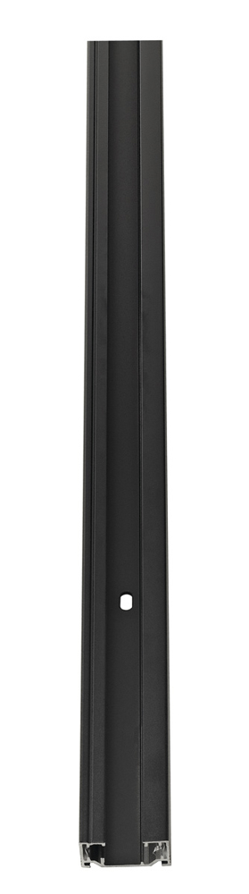 1-fase netspanningsrail, opbouwversie, zwart, 1m