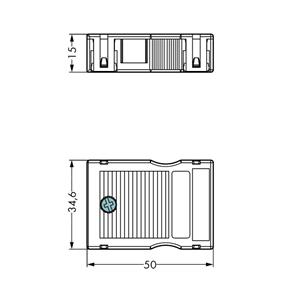 WAGO winsta midi 770 behuizing met trekontlasting