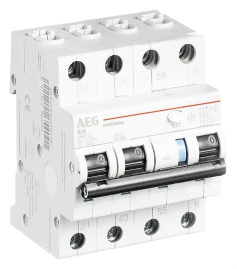 AEG Aardlekautomaat 3P+N B16 A, Type A, 300mA