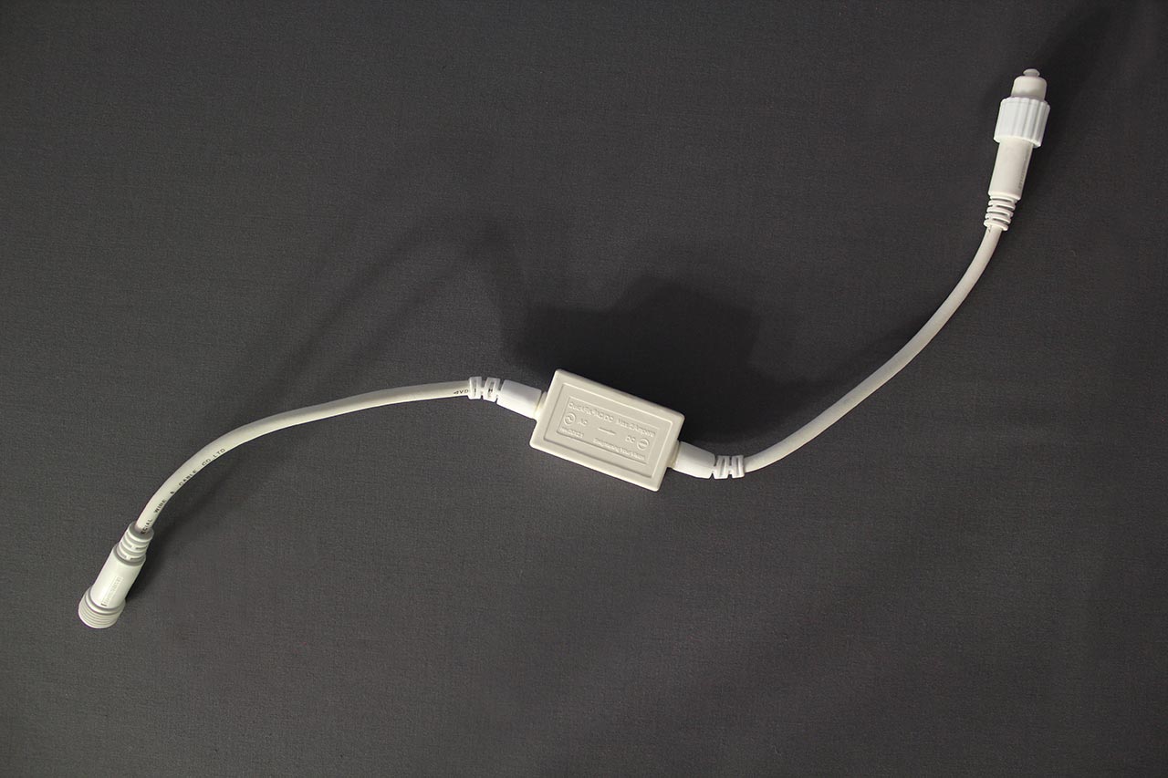 Quick Fix LED Buitenadapter 0,5m witte kabel