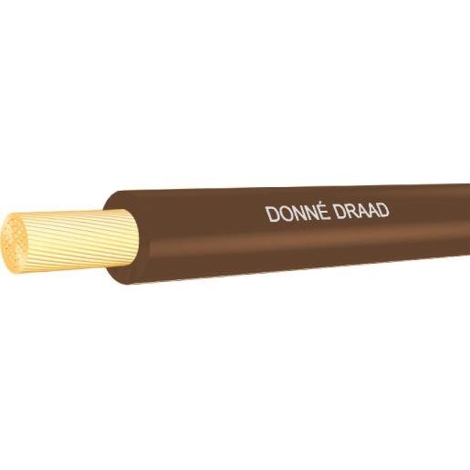 Donné VD draad H07V-U Eca 2,5 mm² bruin