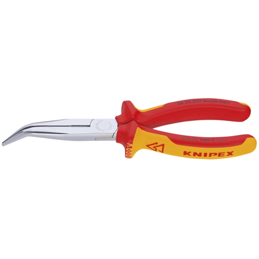 KNIPEX Telefoontang met snijder, gebogen voor Ø max. 3,2 mm 200 mm