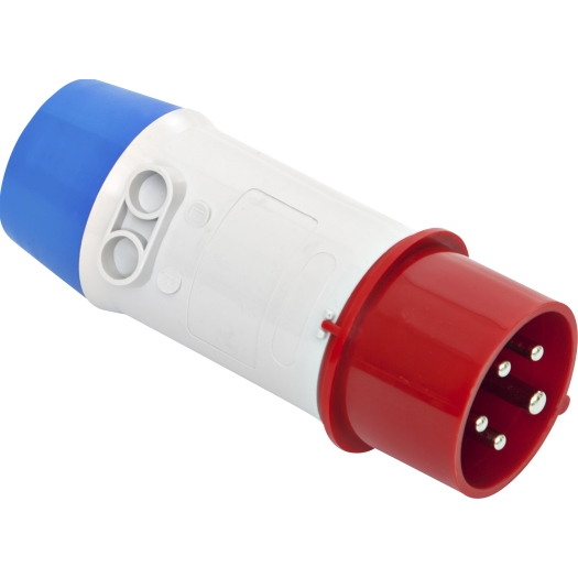 CEE-adapterstekker met beveiliging