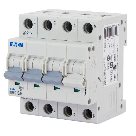 EATON Installatieautomaat B16 3P+N (krachtgroep)