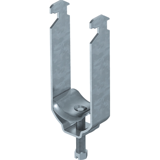 Beugelklem met metalen drukgoot, 2-voudig 22-28mm, St, FT